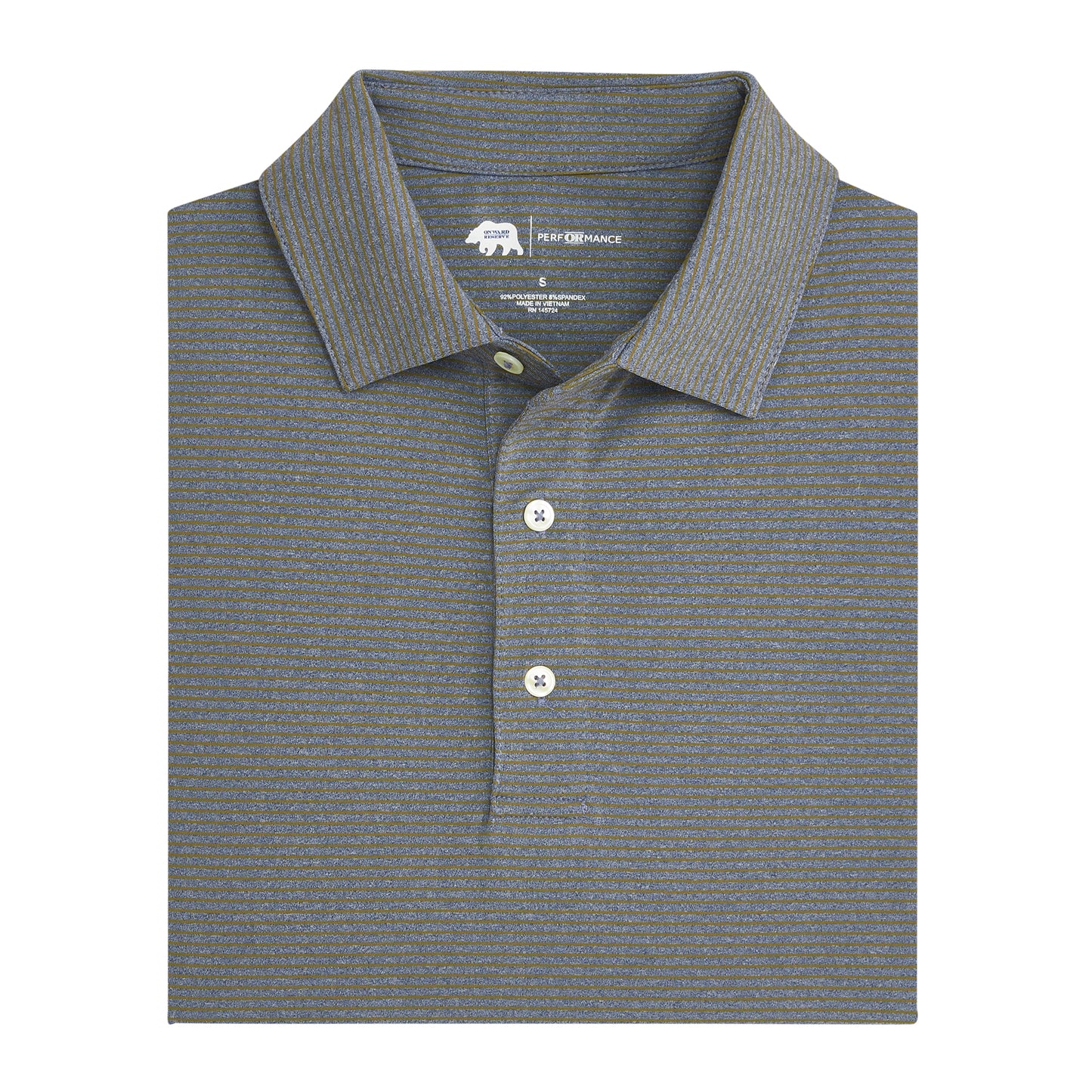 Birdie Stripe Performance Polo