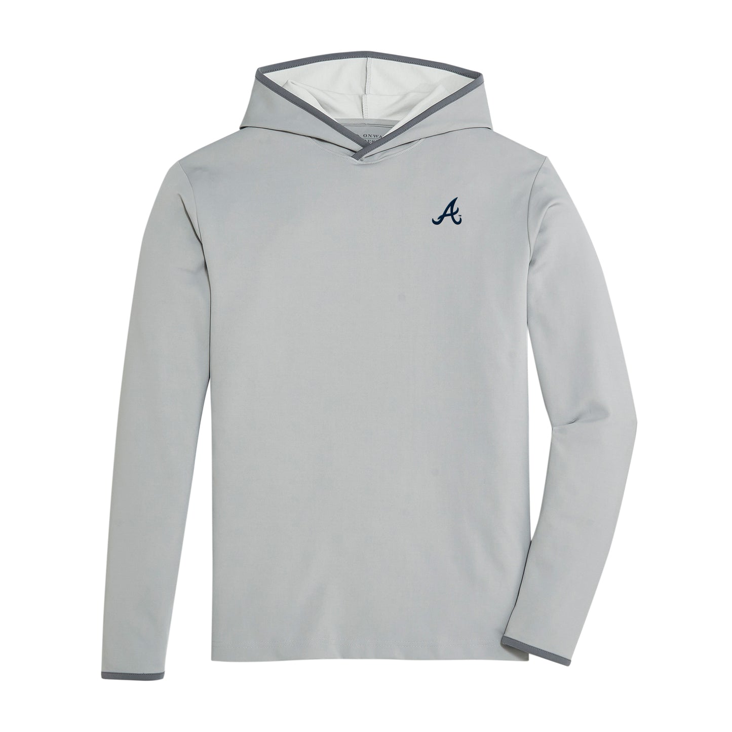 Atlanta Braves Brendon Performance Hoodie - Harbor Mist