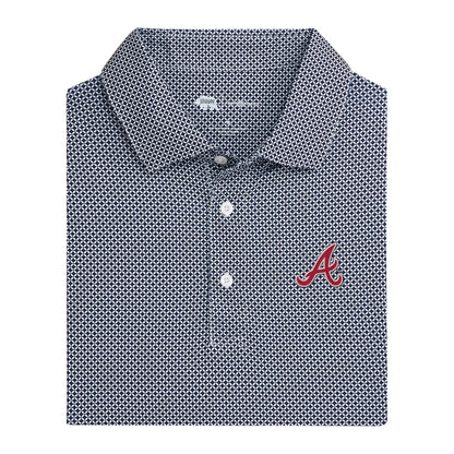 Atlanta Braves Scope Printed Performance Polo - Naval Academy