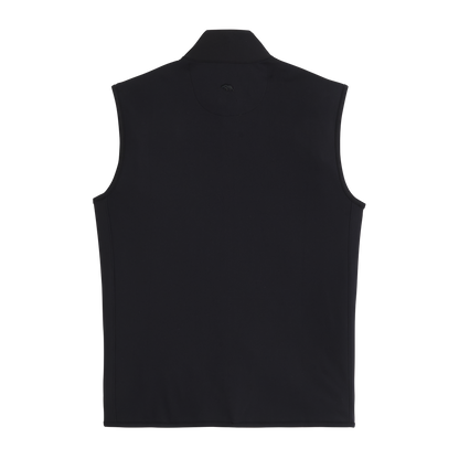 Brendon Full Zip Performance Vest - Black