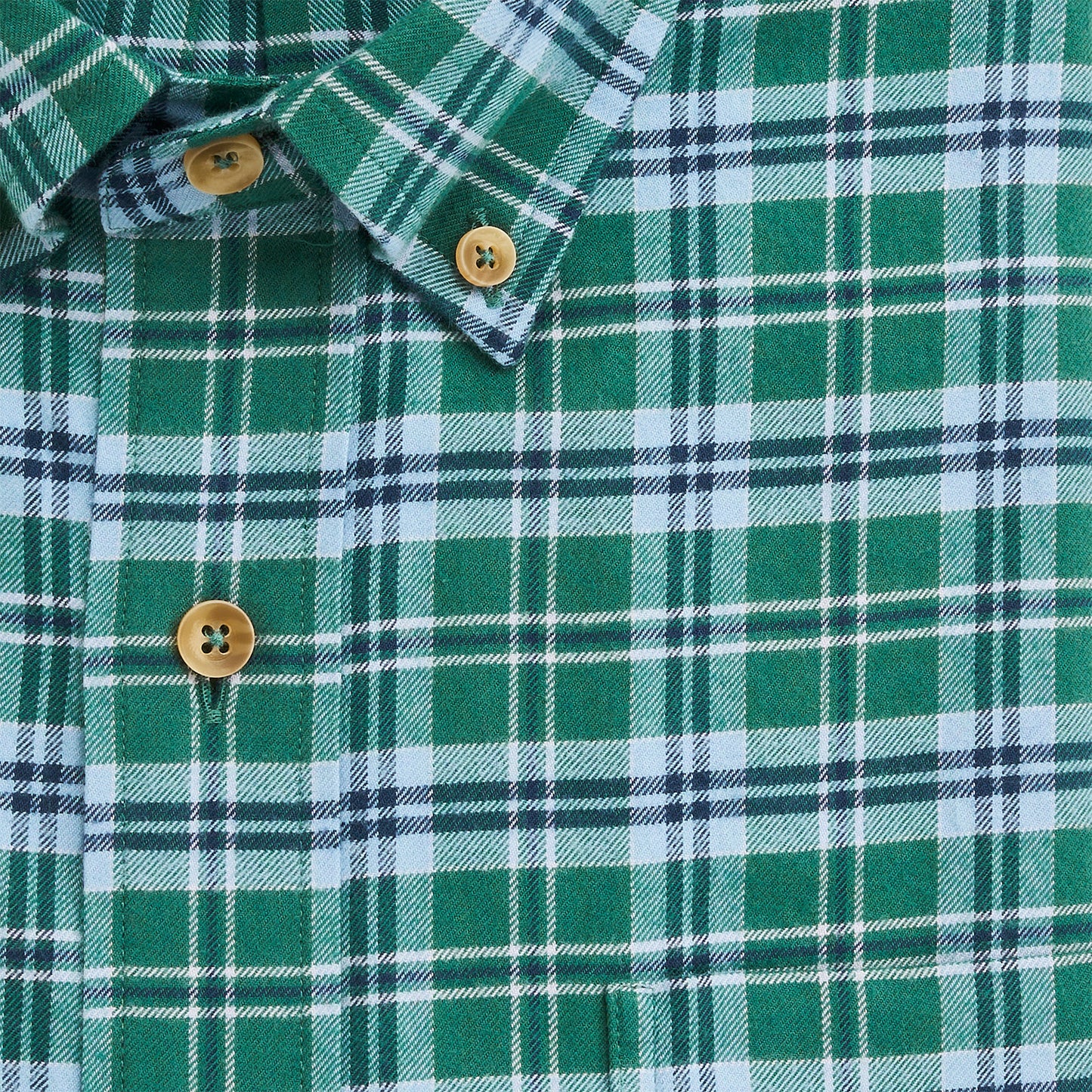 Edinburgh Featherweight Flannel - Bottle Green