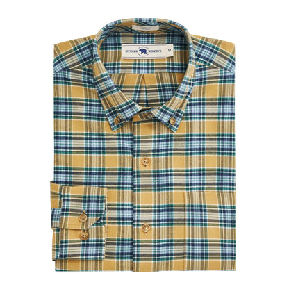 Moorelands Featherweight Flannel - Honey Mustard