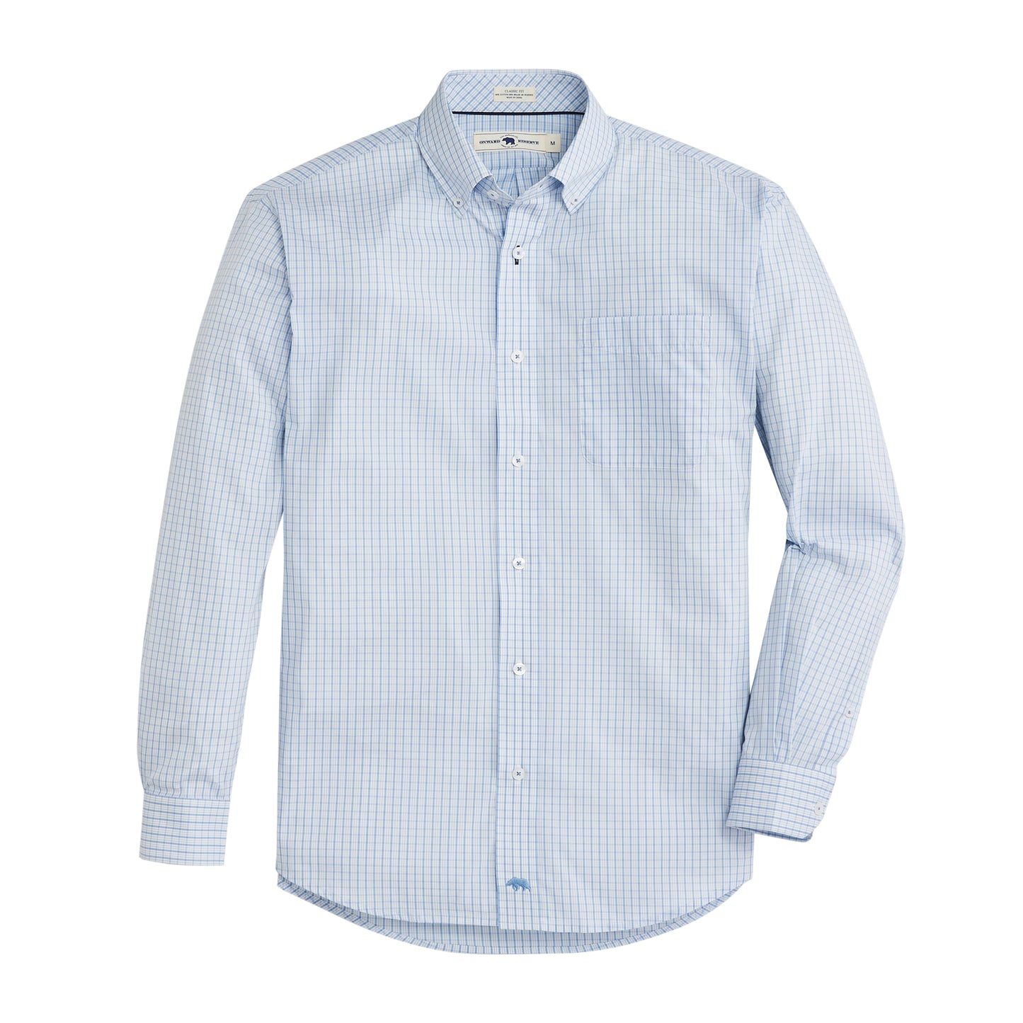 Hilton Classic Fit Quad Button Down - Endless Sky