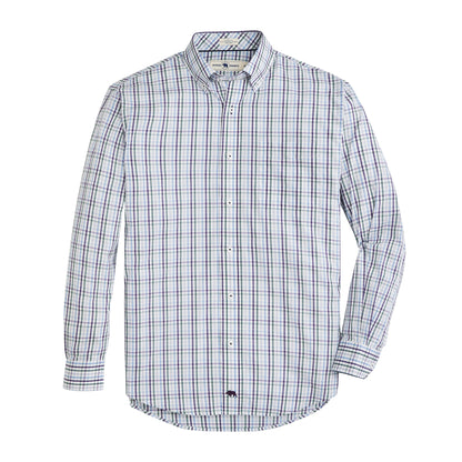 Torridon Classic Fit Quad Button Down - Mystical