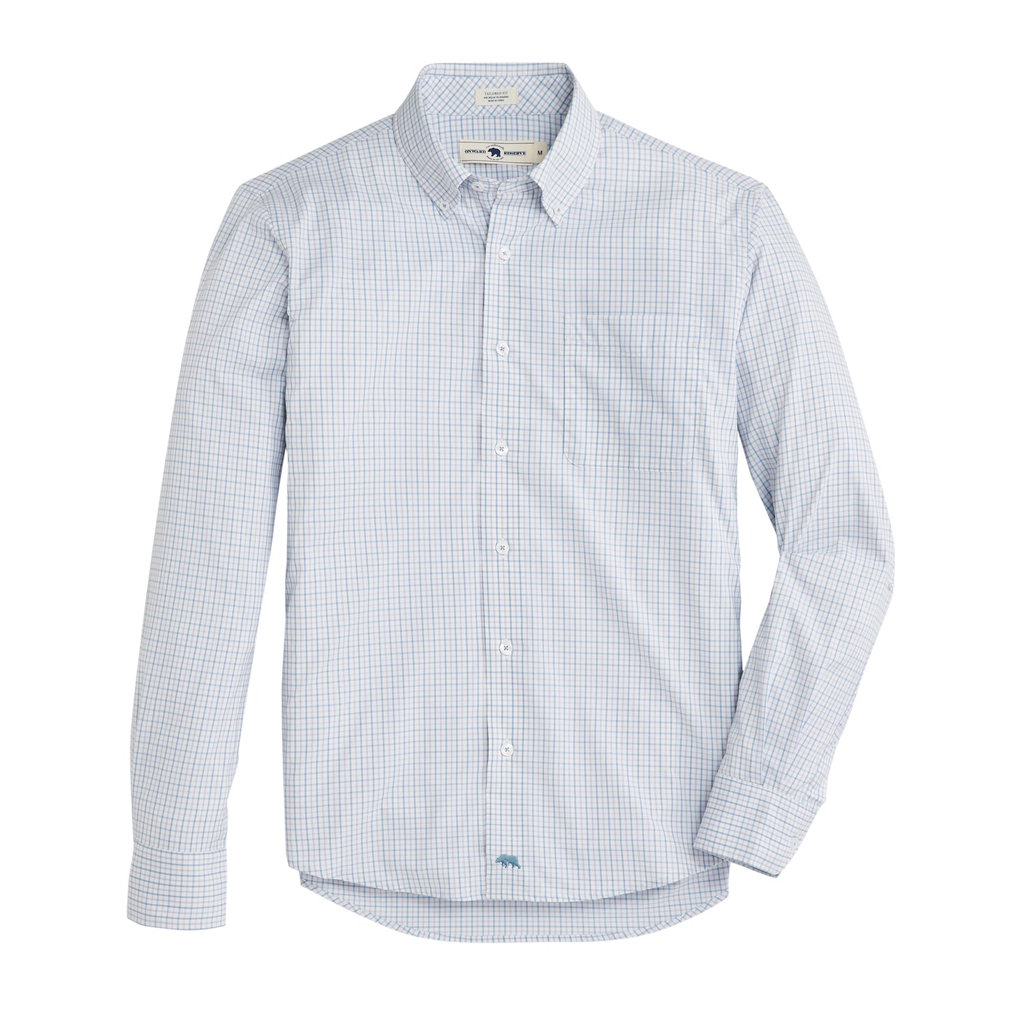 Evanton Tailored Fit Performance Button Down - Thistle