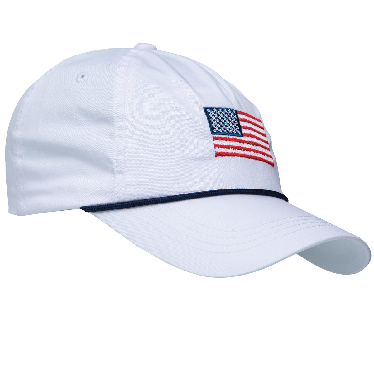 American Flag Rope Hat - White Hat / Navy Rope – Onward Reserve