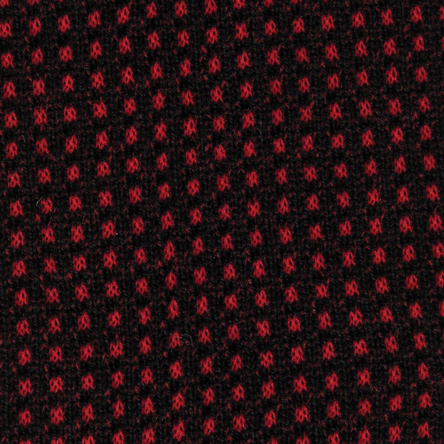 Black and Red Grenadine Cotton Sock