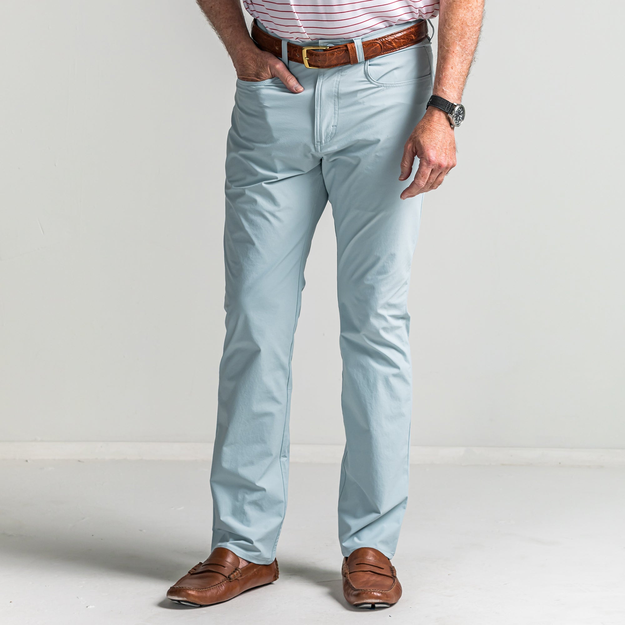 Buy Sky Blue Trousers & Pants for Men by Kabaat Online | Ajio.com