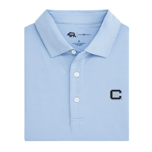 The Citadel Hairline Stripe Performance Polo