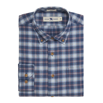 Saddle Featherweight Flannel - Naval Academy