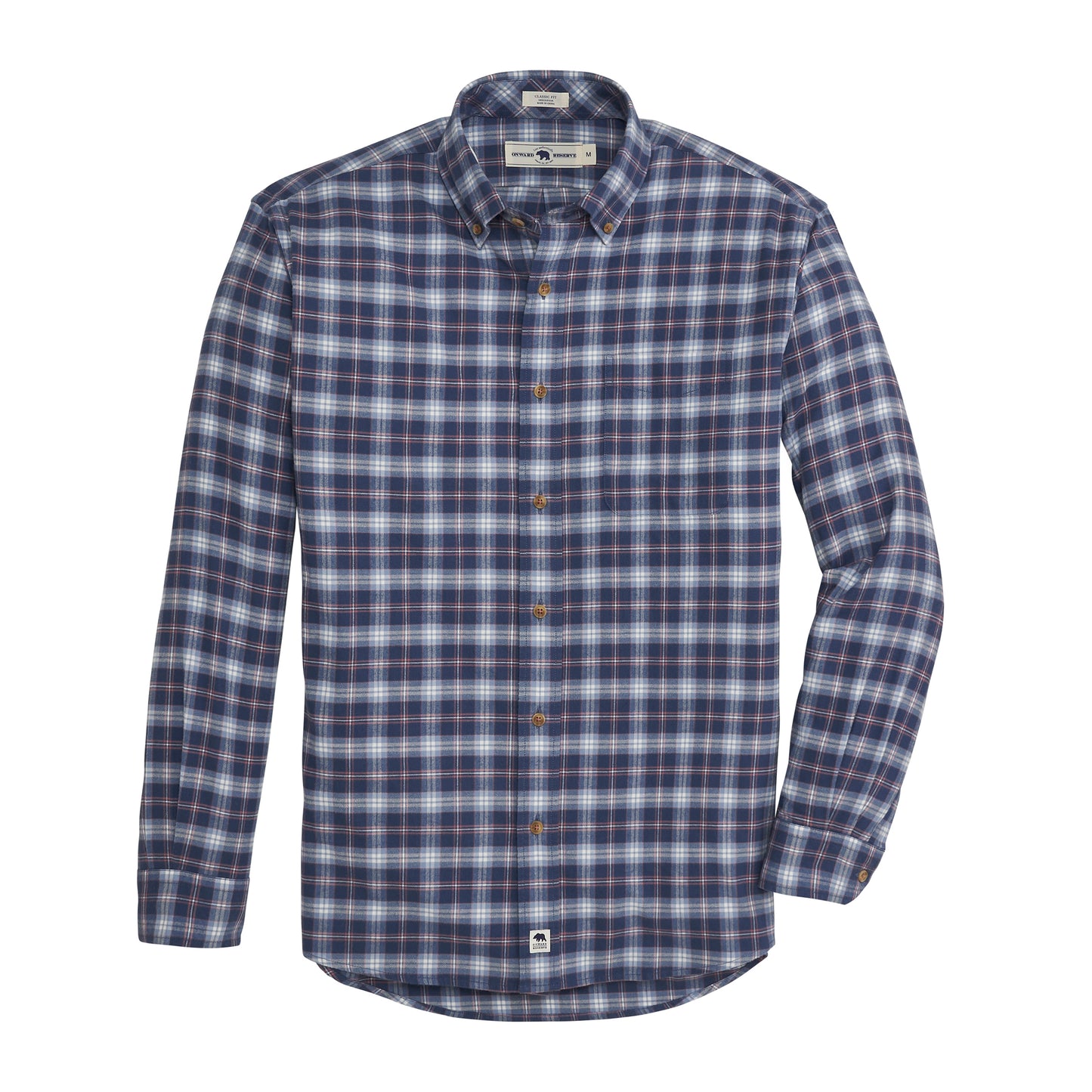 Saddle Featherweight Flannel - Naval Academy