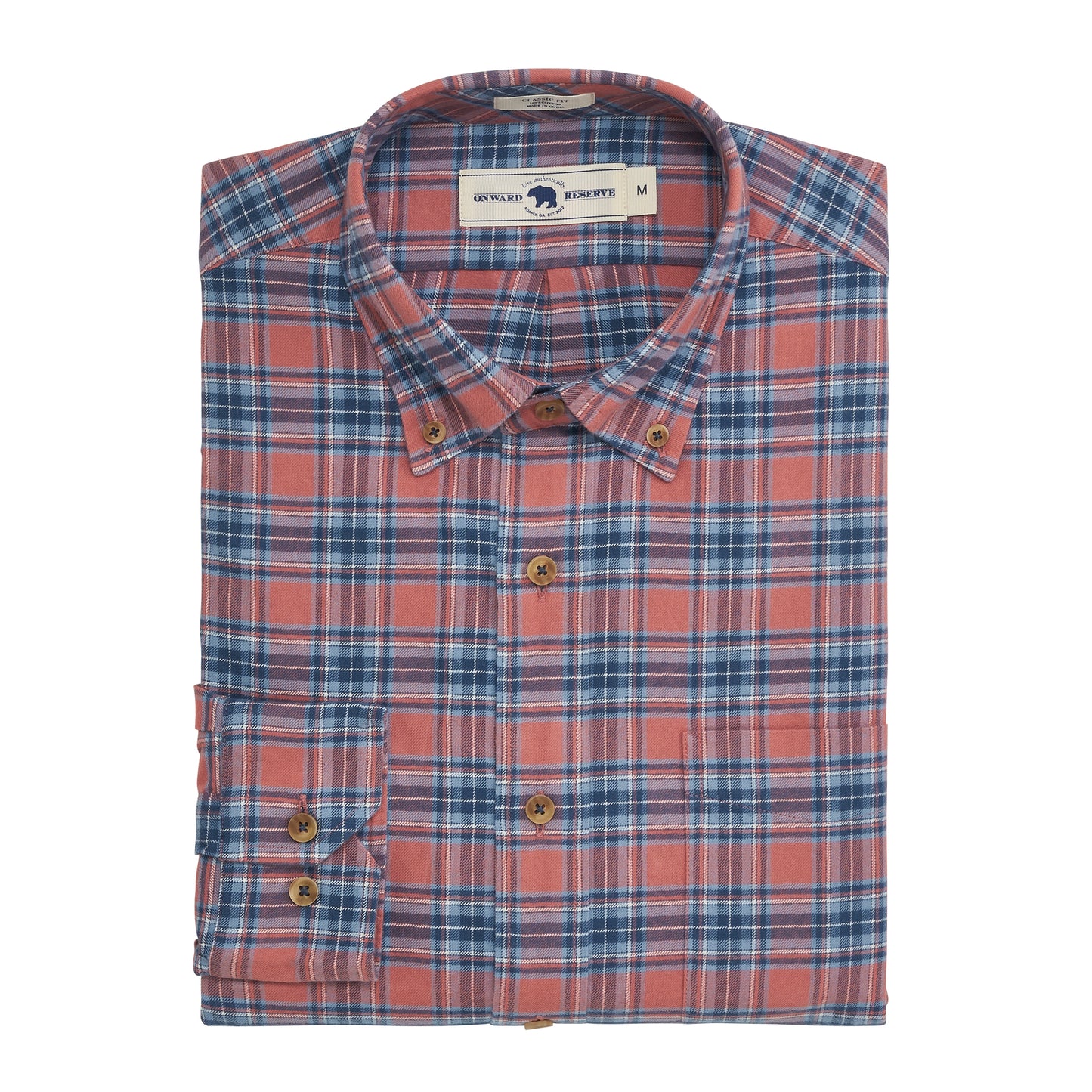 Whipcord Featherweight Flannel - Crabapple