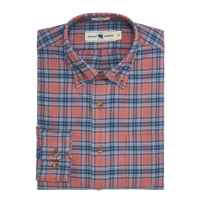 Whipcord Featherweight Flannel - Crabapple