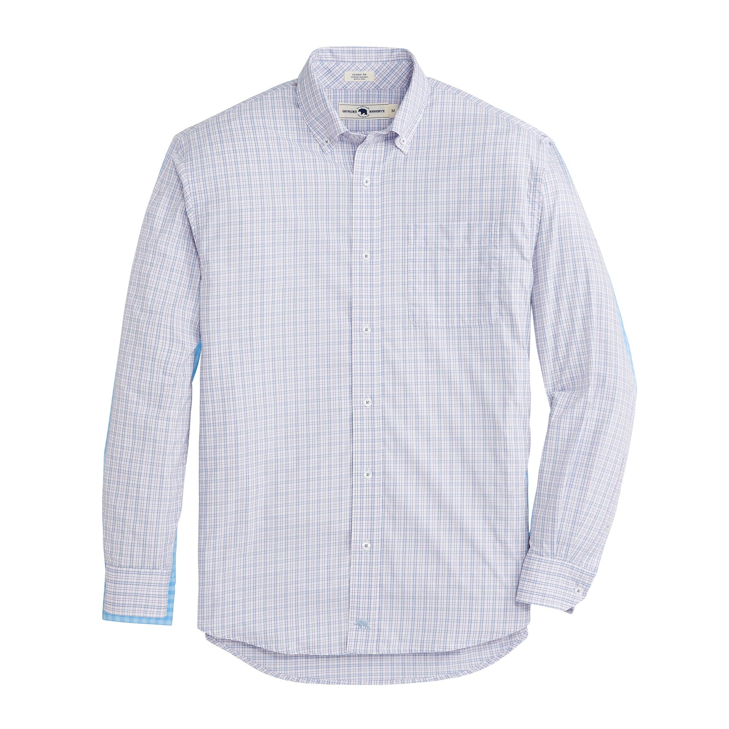 Tillery Classic Fit Performance Button Down - Flamingo Plume