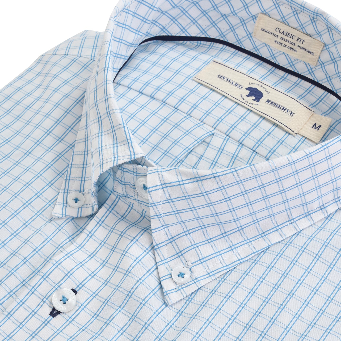 Bell Classic Fit Quad Button Down