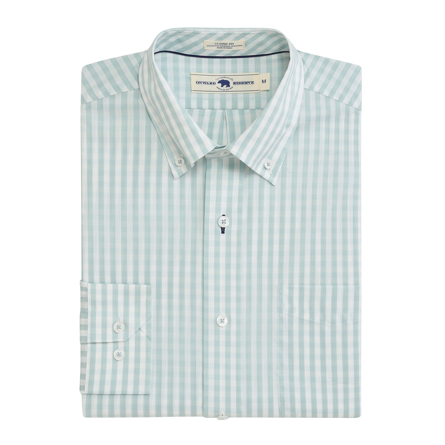 Butler Classic Fit Quad Shirt - Surf
