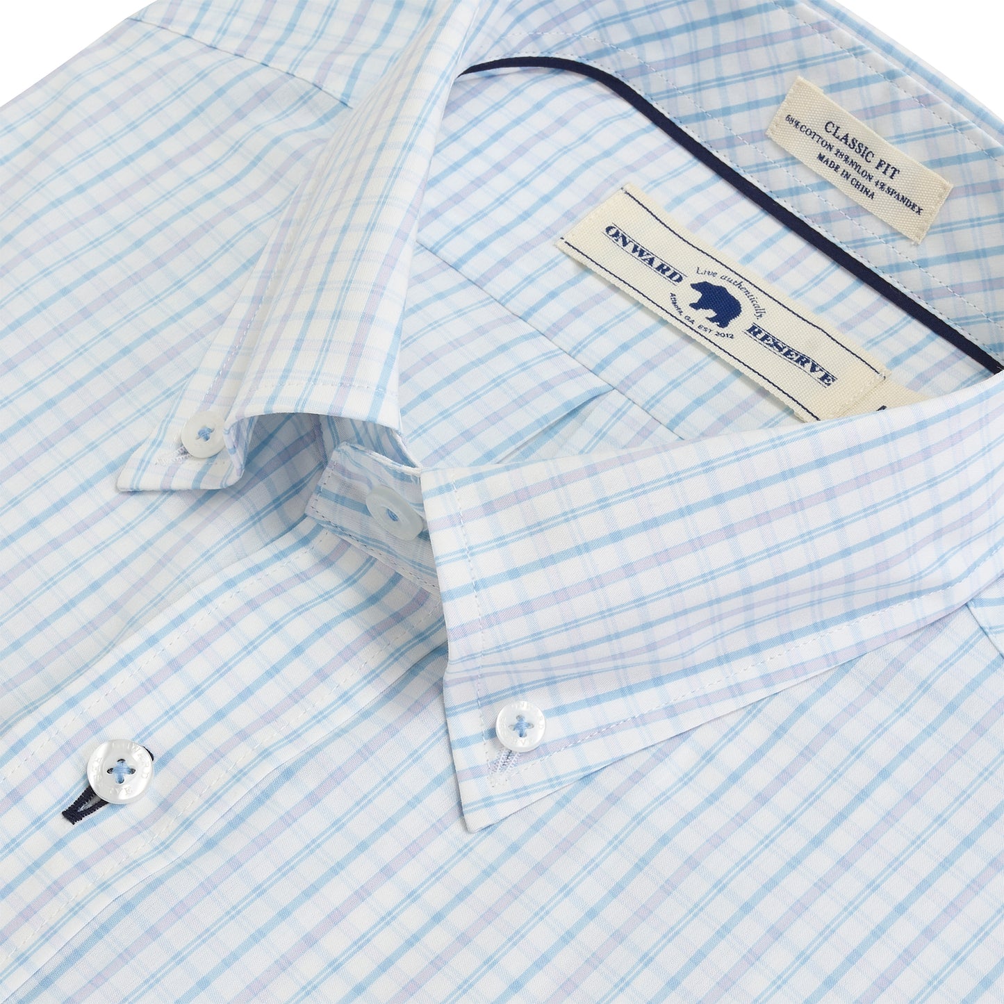 Grayton Classic Fit Quad Shirt - Iris