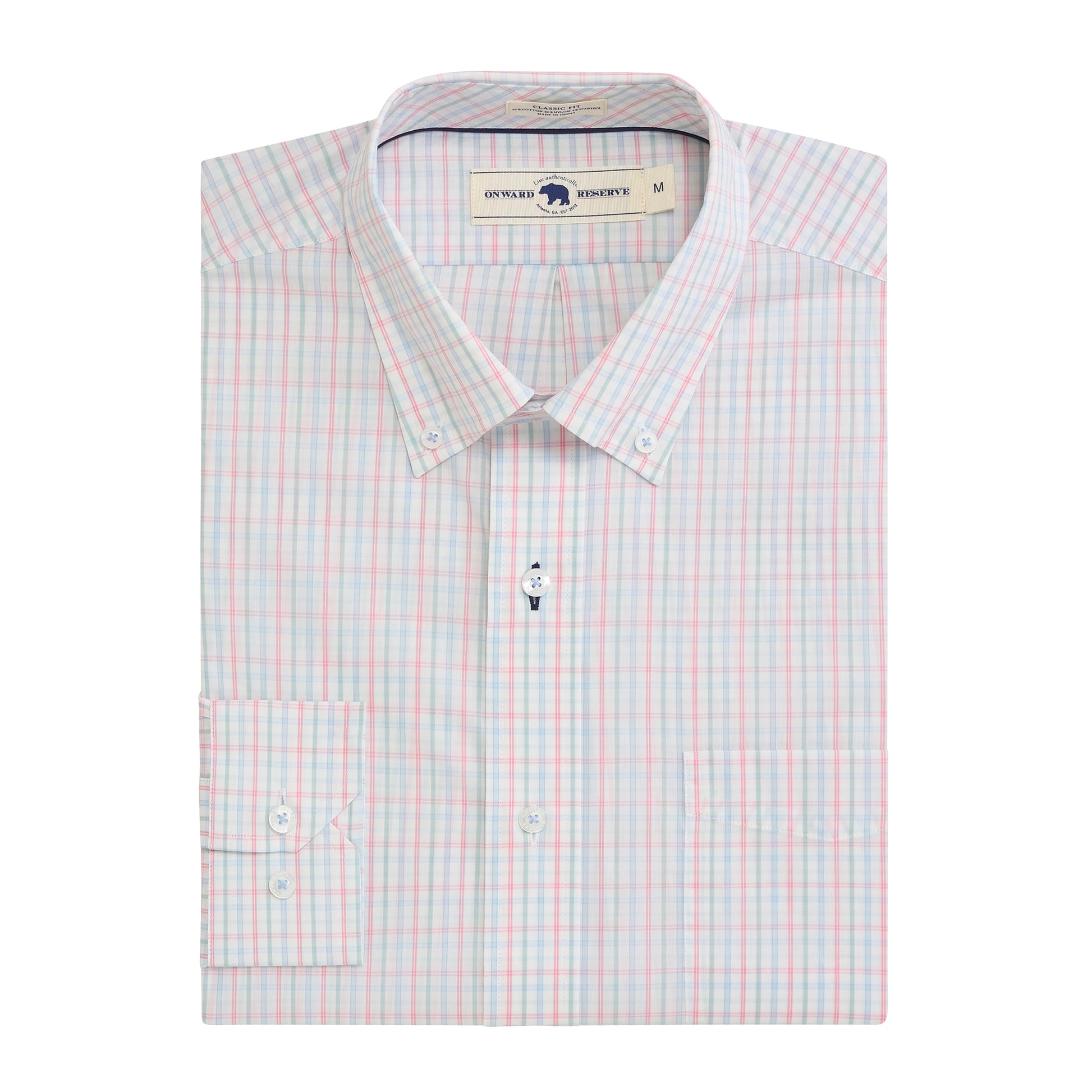 savannah men's dress shirts Savannah Classic Fit Quad Shirt Open Air / XXL
