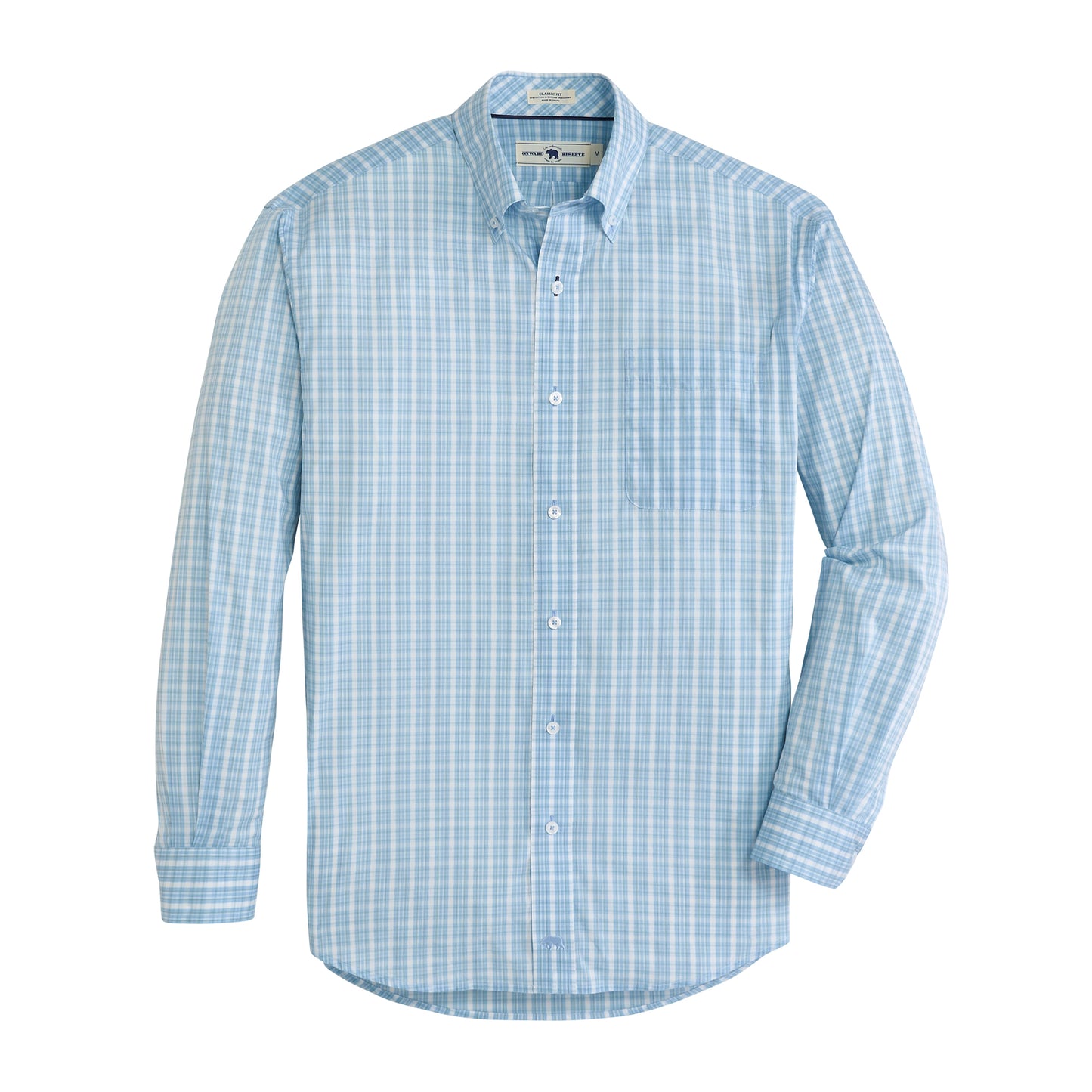 Tupelo Classic Fit Quad Shirt - Riviera