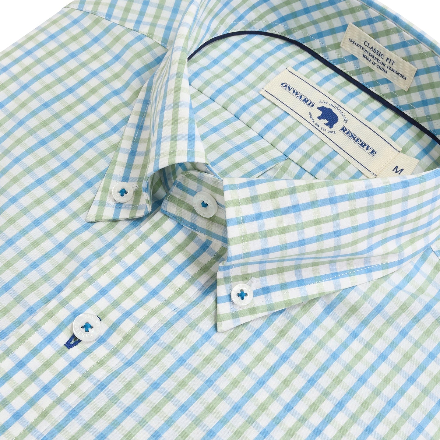 Sinclair Classic Fit Quad Button Down