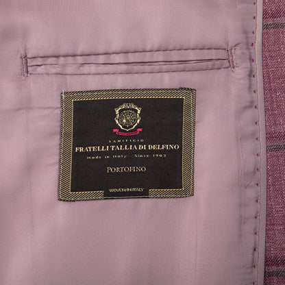 Fratelli Berry Windowpane Sport Coat