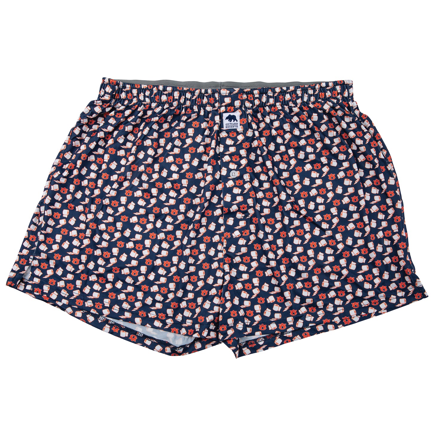 Auburn Roll Toomers Performance Boxer - Classic Navy