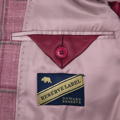 Fratelli Berry Windowpane Sport Coat