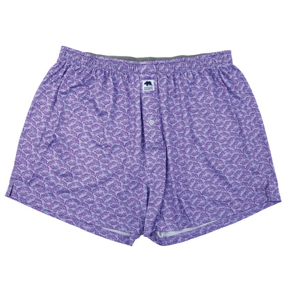 LSU Walking Tiger Performance Boxer - Purple