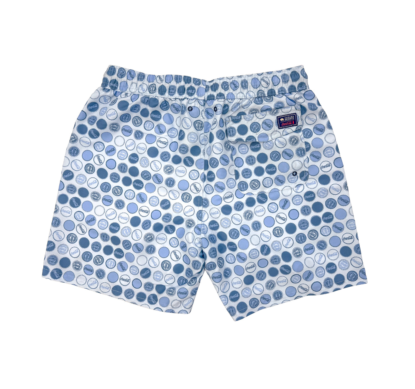 Coca-Cola Bottle Cap Swim Trunk - Sky