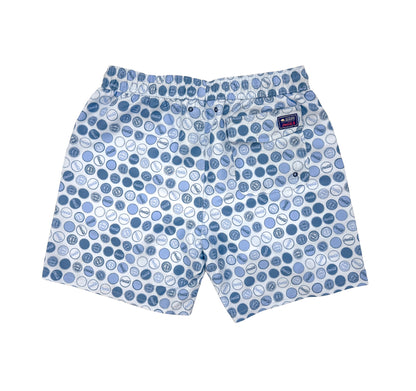 Coca-Cola Bottle Cap Swim Trunk - Sky