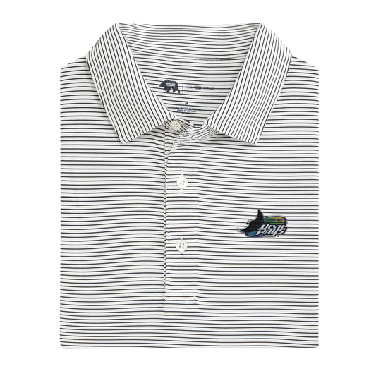 Tampa Bay Rays Cooperstown Birdie Stripe Performance Polo