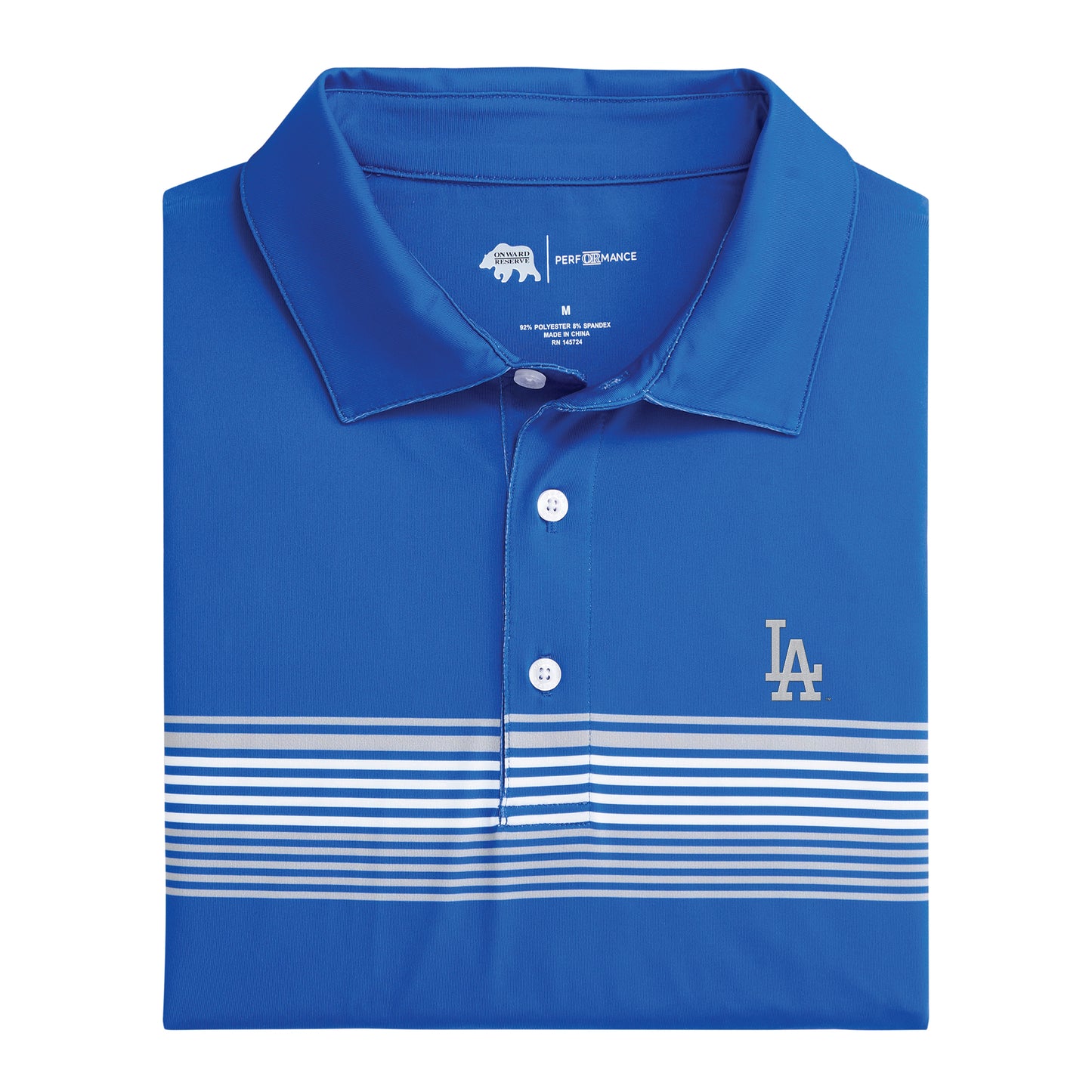 Los Angeles Dodgers Prestwick Printed Performance Polo