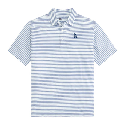 Los Angeles Dodgers Wedge Stripe Performance Polo