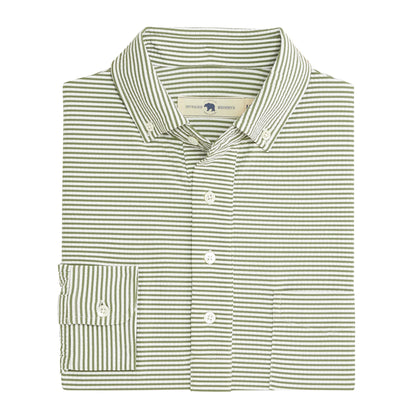 Drift Long Sleeve Shirt - Oil Green