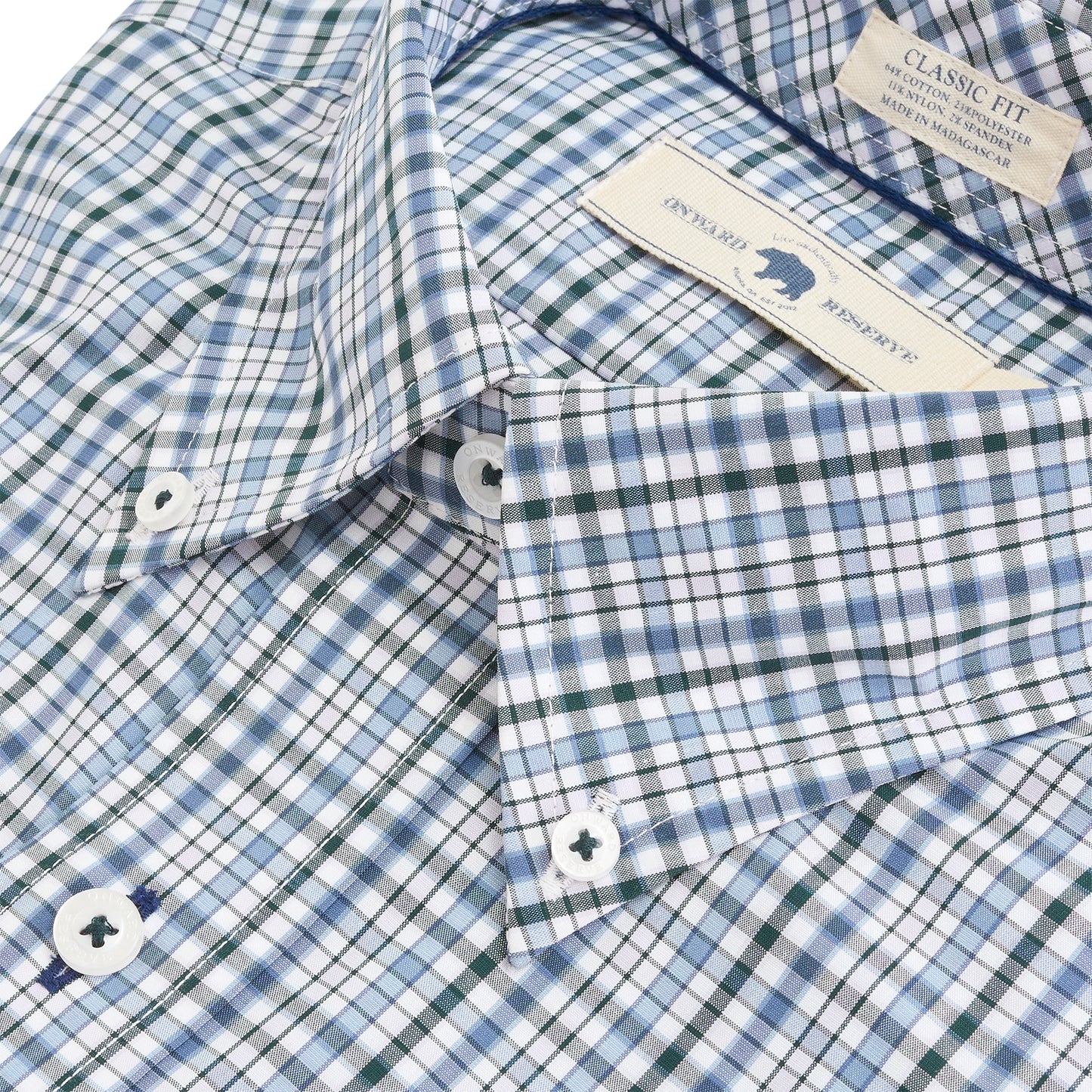 Driggs Classic Fit Quad Button Down