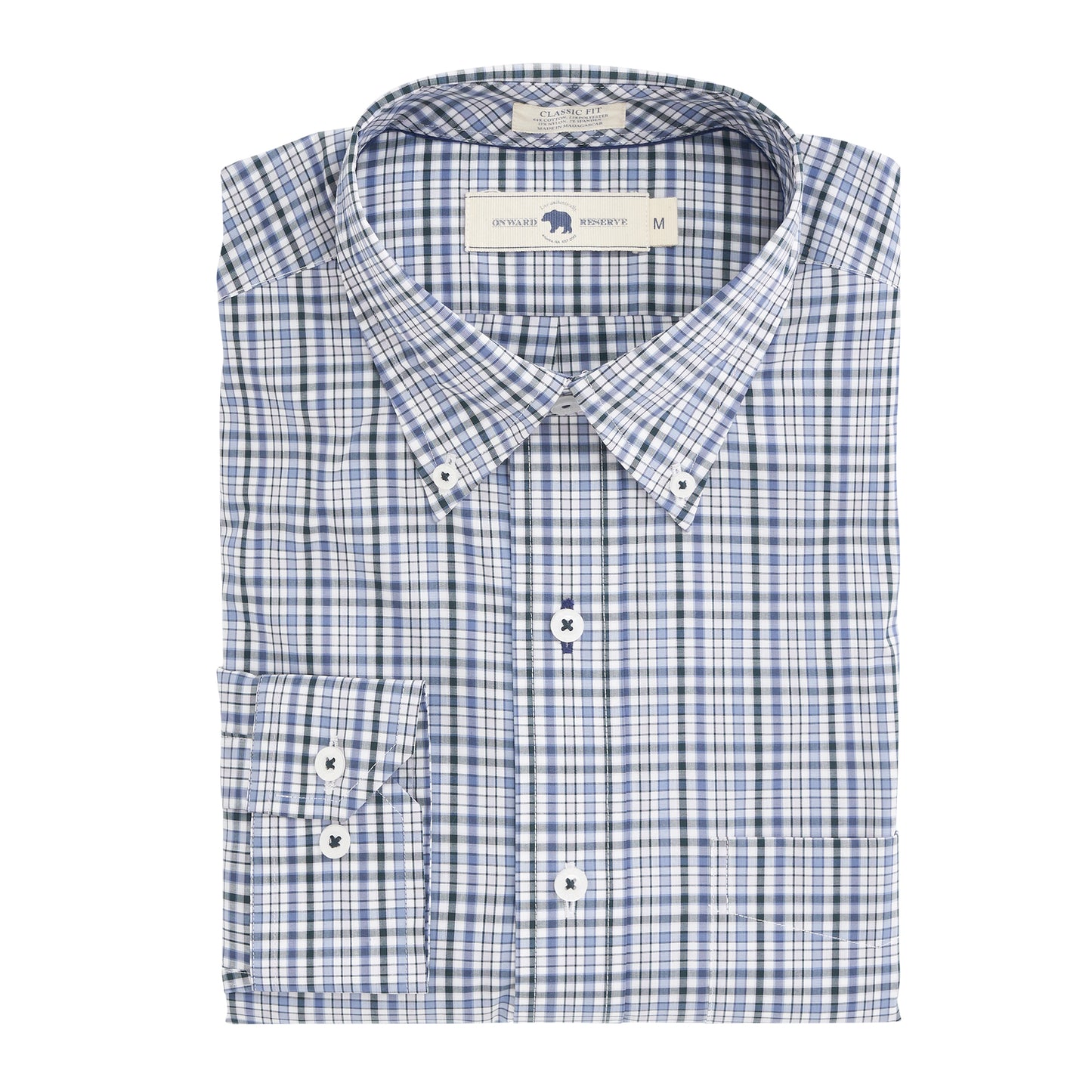 Driggs Classic Fit Quad Button Down