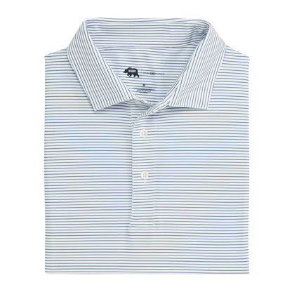 Driver Stripe Performance Polo - Mallard Green