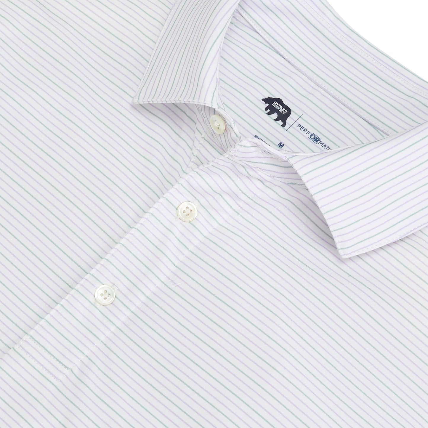 Driver Stripe Performance Polo - Iris