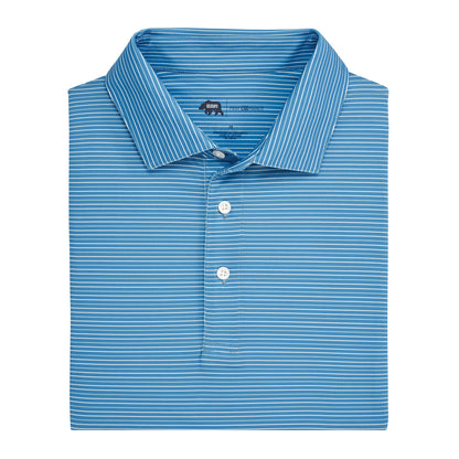 Driver Stripe Performance Polo - Riviera