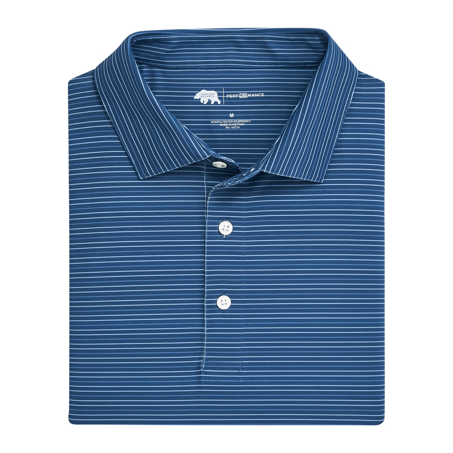 Driver Stripe Performance Polo - Endless Sky