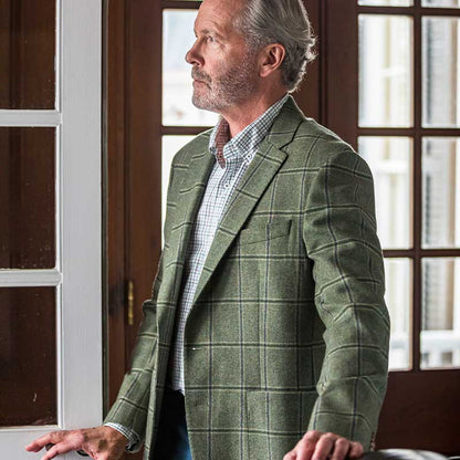 Forest Biome Windowpane Sport Coat - Forest Biome