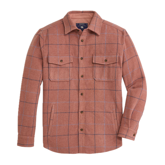 Seabrook Fireside Shirt Jacket - Withered Rose