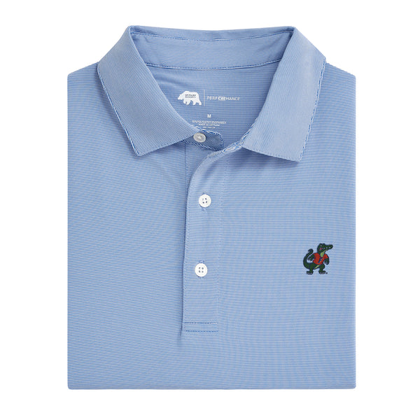 Florida Standing Gator Hairline Stripe Performance Polo – Onward