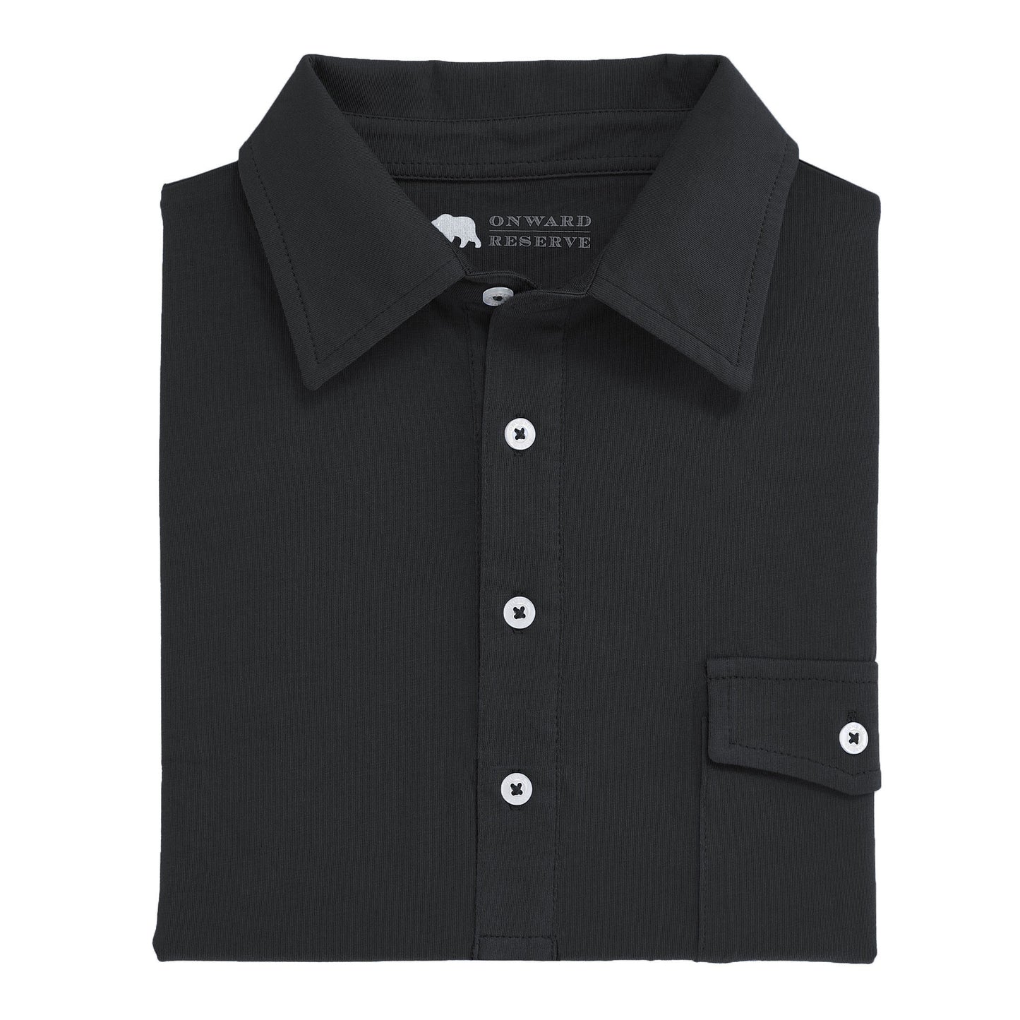 Old School Polo - Black