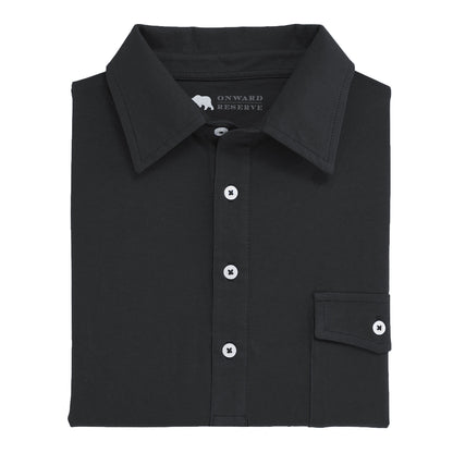 Old School Polo - Black
