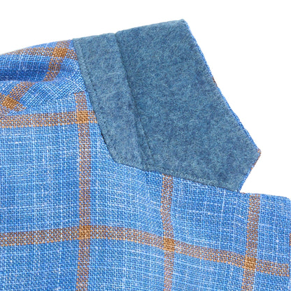 Fratelli Lichen Blue Windowpane Sport Coat