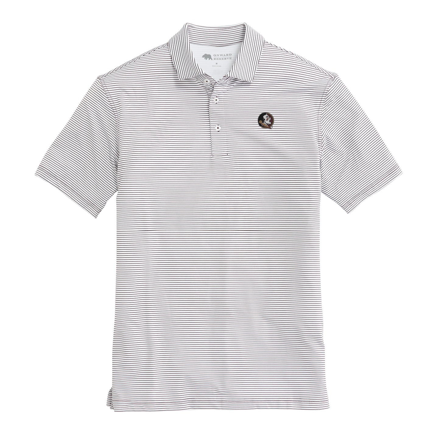 Birdie Stripe FSU Seminole Performance Polo