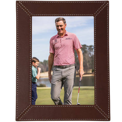 5X7 Leather Picture Frame - Tobacco