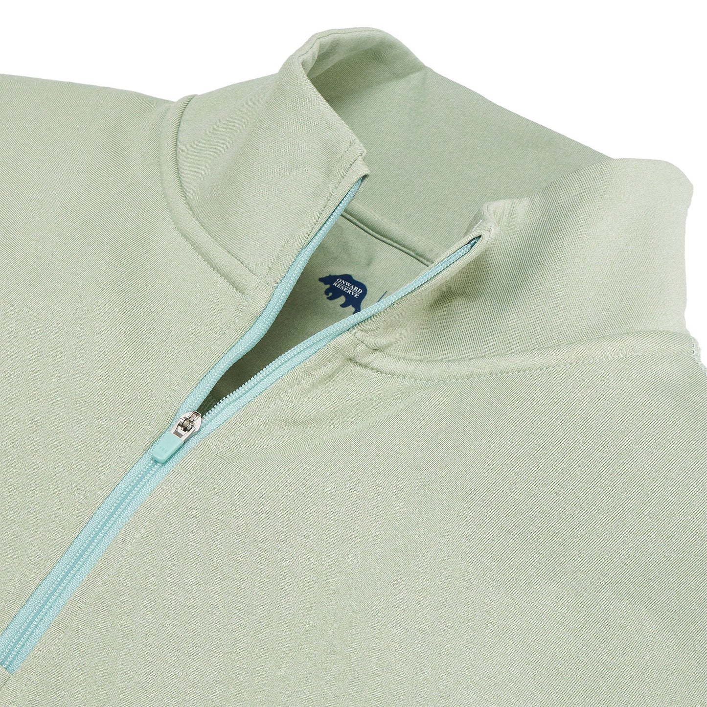 Flow Performance 1/4 Zip Pullover - Frosty Green