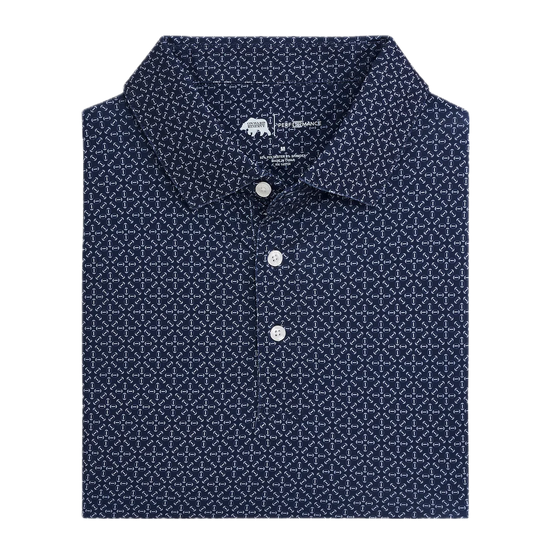 Gameday Printed Performance Polo - Naval Academy